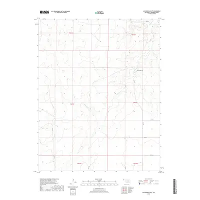 2018 Map of Autograph Cliff, 2018 Print