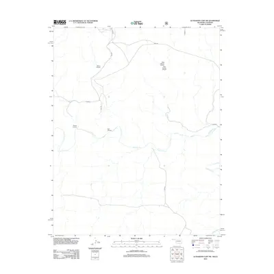 2012 Map of Autograph Cliff NW, 2012 Print