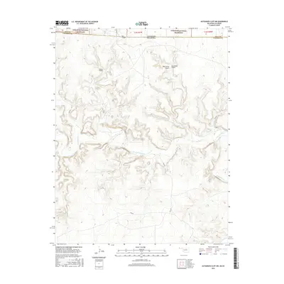 2016 Map of Autograph Cliff NW, 2016 Print