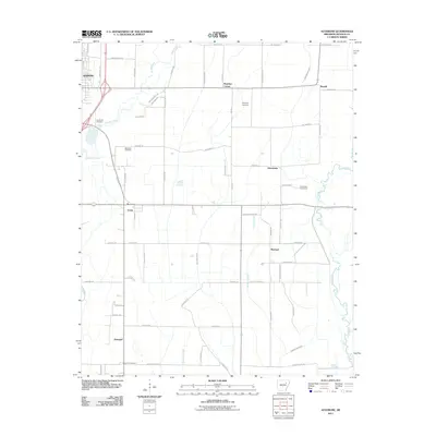 2011 Map of Auvergne, 2011 Print