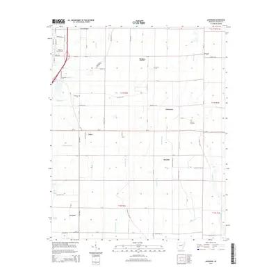 2014 Map of Auvergne, 2014 Print
