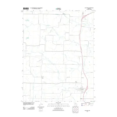 2012 Map of Auxvasse, 2012 Print
