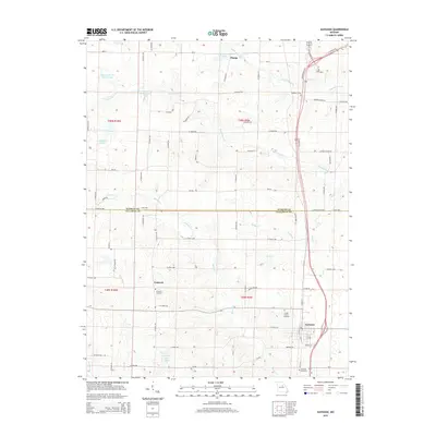 2015 Map of Auxvasse, 2015 Print
