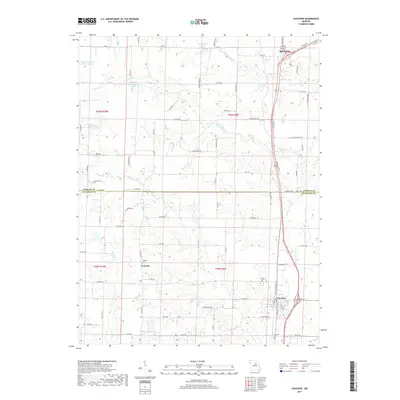 2017 Map of Auxvasse, 2017 Print