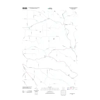 2013 Map of Avalanche, 2013 Print