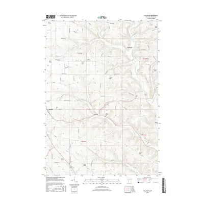 2016 Map of Avalanche, 2016 Print