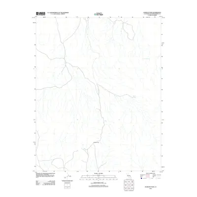 2012 Map of Avawatz Pass, 2012 Print