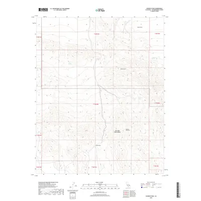 2018 Map of Avawatz Pass, 2018 Print