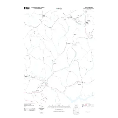 2013 Map of Avella, 2013 Print