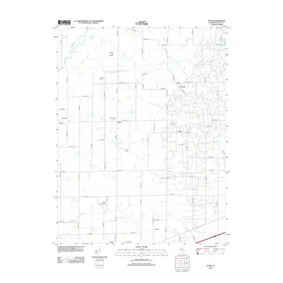 2012 Map of Avena, 2012 Print
