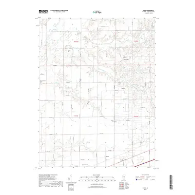 2018 Map of Avena, 2018 Print