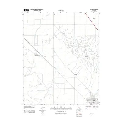 2012 Map of Avenal, 2012 Print