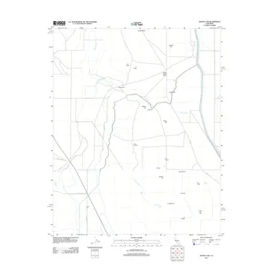 2012 Map of Avenal Gap, 2012 Print