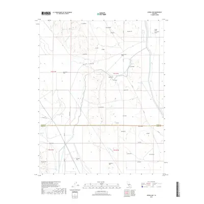 2018 Map of Avenal Gap, 2018 Print
