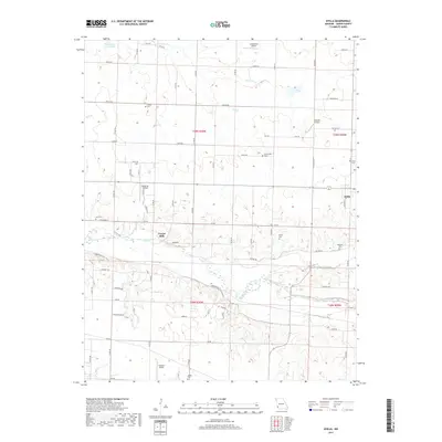 2017 Map of Avilla, 2017 Print
