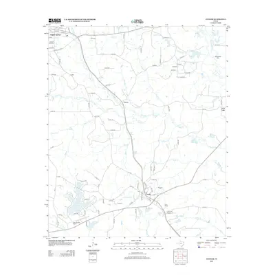 2013 Map of Avinger, 2013 Print