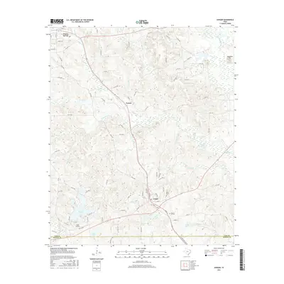 2016 Map of Avinger, 2016 Print