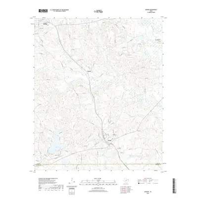 2019 Map of Avinger, 2019 Print