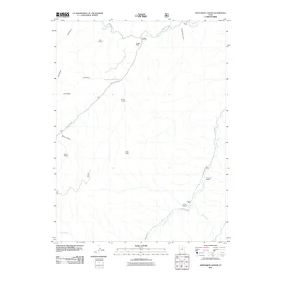 2011 Map of Avintaquin Canyon, 2011 Print