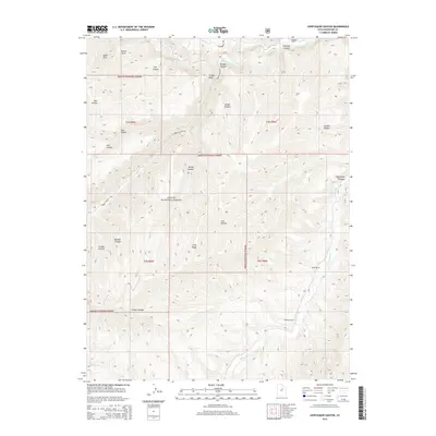 2014 Map of Avintaquin Canyon, 2014 Print