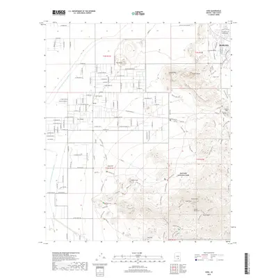 2018 Map of Avra, 2018 Print
