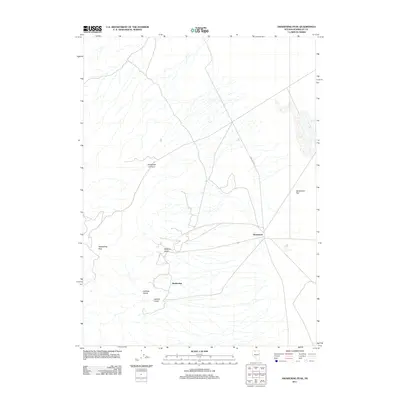2011 Map of Awakening Peak, 2011 Print