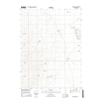 2015 Map of Awakening Peak, 2015 Print