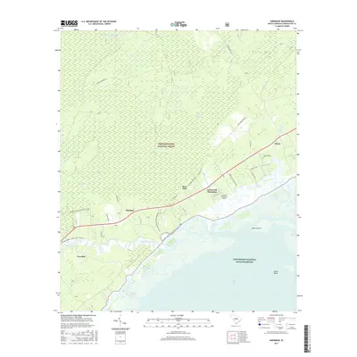 2017 Map of Awendaw, 2017 Print