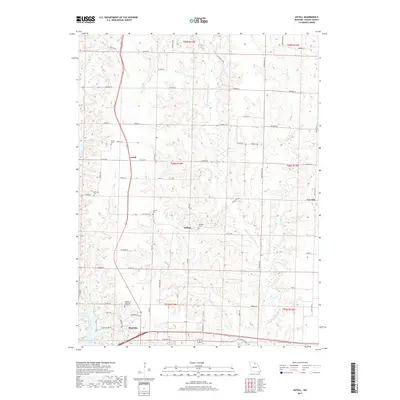 2017 Map of Axtell, 2017 Print