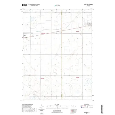 2017 Map of Axtell West, 2017 Print