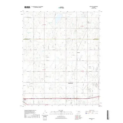 2018 Map of Aydelotte, 2018 Print
