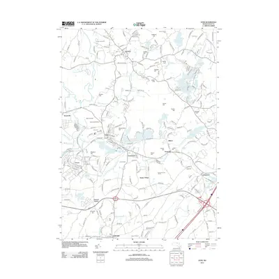 2012 Map of Ayer, 2012 Print