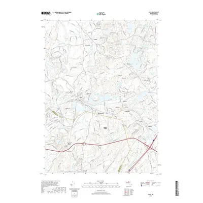 2018 Map of Ayer, 2018 Print