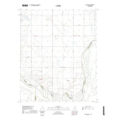 2019 Map of Ayers Island, 2019 Print