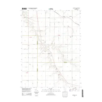 2013 Map of Ayersville, 2013 Print