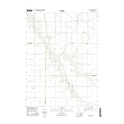 2016 Map of Ayersville, 2016 Print