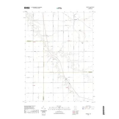 2019 Map of Ayersville, 2019 Print