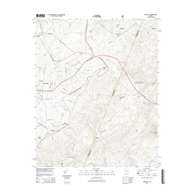 2014 Map of Ayersville, 2014 Print