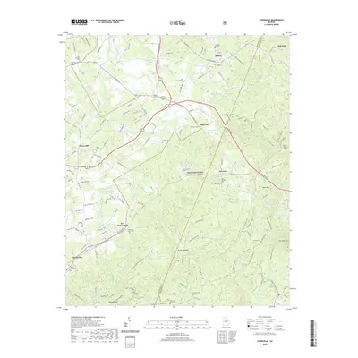 2020 Map of Ayersville, 2020 Print