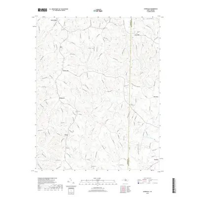 2019 Map of Ayersville, 2019 Print
