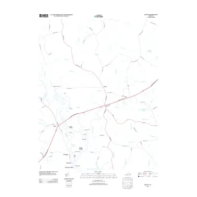 2013 Map of Aylett, 2013 Print