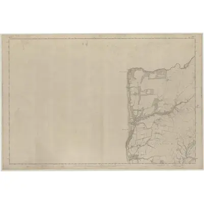 1855 Map of Ayrshire, Sheet I, 1857 Print