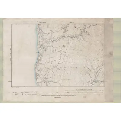 1895 Map of Ayrshire Sheet I.SE, 1897 Print