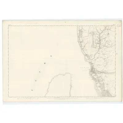 1855 Map of Ayrshire, Sheet III, 1857 Print