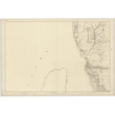 1855 Map of Ayrshire, Sheet III, 1857 Print