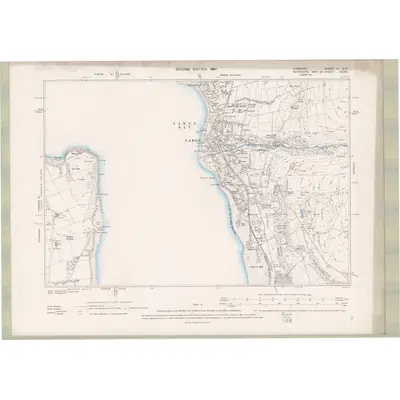 1895 Map of Ayrshire Sheet III.SE, 1897 Print