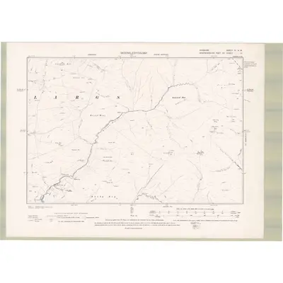 1895 Map of Ayrshire Sheet IV.NW, 1897 Print
