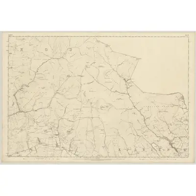 1855 Map of Ayrshire, Sheet IV, 1857 Print
