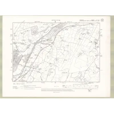 1909 Map of Ayrshire Sheet IX.NW, 1912 Print