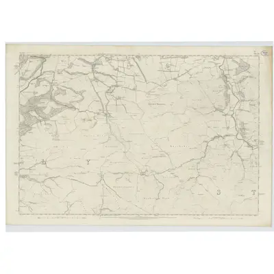 1856 Map of Ayrshire, Sheet LI, 1859 Print